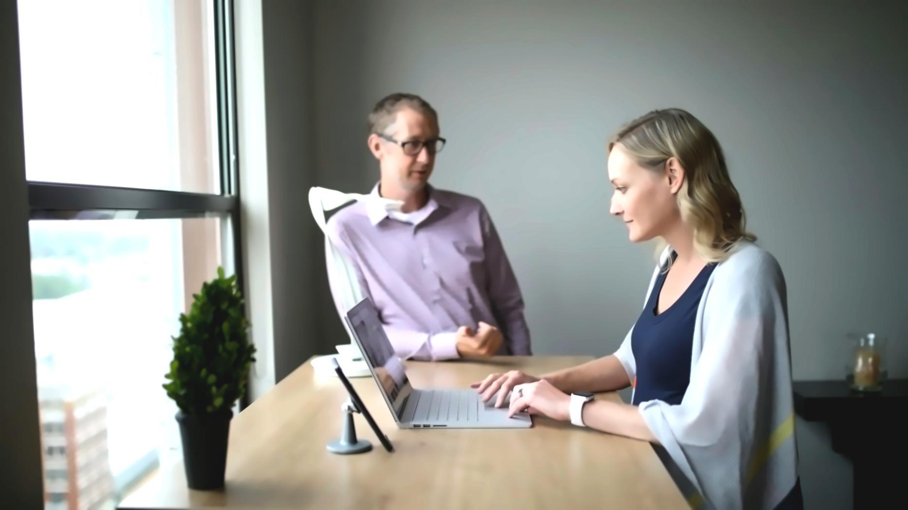 Ambiente di lavoro del team di supporto tecnico